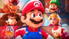 mario and other characters from the nintendo game