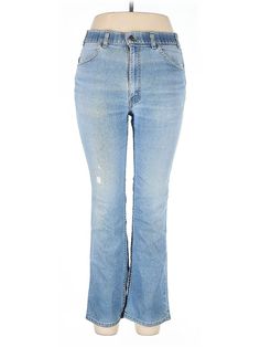 Levi's Jeans Size: 34 Blue Bottoms - used. 80% Cotton, 20% Other Materials, Light Wash, Cropped, Mid/Reg Rise | Levi's Jeans - Mid/Reg Rise: Blue Bottoms - Size 34 Levi's Jeans, Levis Jeans, Blue Jeans, Levi's, Womens Bottoms, Jeans Size, Women Handbags, Handbags, Blue