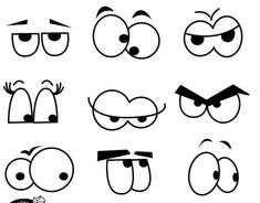 an image of cartoon eyes with different expressions