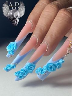 2023 Nails Ideas, Nail Designs Bling, Beach Nail Art, Beach Nail, 2023 Nails, Thanksgiving Nail Designs, 3d Flower Nails, Valentines Day Nails