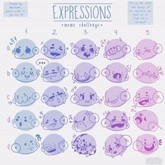 the expressions for expressions on expressions are drawn in different colors and sizes, including blue, pink