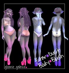 Sims 4 Glowing Cc, Sims 4 Body Blush, Where To Put Blush, Sims 4 Werewolf Cc, Sims 4 Body Hair, Sims 4 Reshade, Sims4 Skin, Body Blush