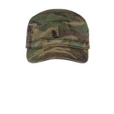 Purchase the District® Distressed Military Hat at Michaels. com. 100% cotton twill. Unstructured. Low profile. Hook and loop closure. This unstructured, low profile cap features a hook and loop closure. Due to a special finishing process, distress and color may vary. Details: Available in multiple colors 100% cotton twill Hook and loop closure | District® Distressed Military Hat in Military Camo | Michaels® Military Style Cotton Flat Cap, Casual Camouflage Flat Cap, Military Hat, Hook And Loop, Low Profile, Cotton Twill, Accessories Hats, Camo, Hats