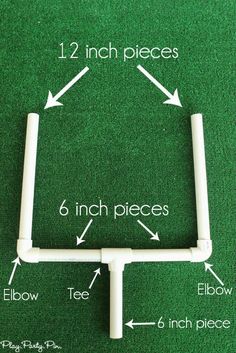 the diagram shows how to install an extension for a garden hose system on artificial grass