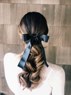 Black Velvet Hair Bow Barrette, Delicate Hair Bow, Gift for Her, Classic Hair Bow, Brigitte Hair Bow - Etsy UK Satin Hair Bow, Classic Hair, Summer Haircuts, Bow Hairstyle, Clip Hairstyles, Hair Ribbons