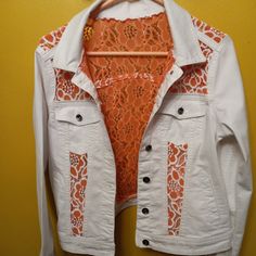 Nwot Custom Designed Sonoma White Denim Jeans Jacket, Pictures Are A Shade Darker,Sheer With Embroidery White Inlays, Logo On All Buttons , Really Beautiful!!! Denim Jeans Jacket, White Denim Jacket, White Denim Jeans, Blue Jean Jacket, Custom Jacket, Jeans Jacket, Clothing Inspiration, Denim Jean Jacket, Jean Jackets