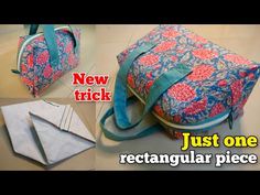 instructions for how to make a new trick bag with removable pieces and zippers