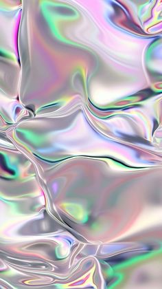 an abstract background with many different colors and patterns on it's surface, as well as