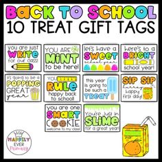 back to school treat gift tags