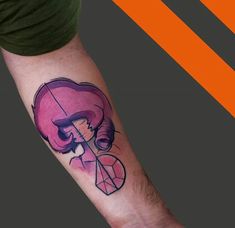 Pink Diamond Tattoo, Rose Quartz Tattoo, Tattoo Ideas Rose, Universe Tattoo Ideas, Steven Universe Tattoo, Universe Tattoos, Diamond Steven Universe, Pink Diamond Steven Universe, Universe Tattoo