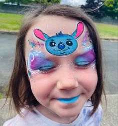 Face Paints, Kids Face Paint, Face Painting Designs, Lilo And Stitch, Body Painting, Face Painting, Face And Body, Face Paint