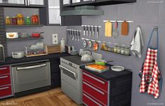 the kitchen is clean and ready for us to use in the game simulator