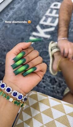 Rich Rich, Long Acrylic Nail Designs, Hard Nails, Glamorous Nails, Exotic Nails, Long Acrylic Nails Coffin, Long Square Acrylic Nails