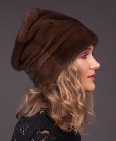 High and luxury brown mink fur hat with a flat top Beautiful hat for everyone  Handmade lining, 100% viscose Adjustable size - head circumference up to 59 cm (23 inches) Winter Headwear, Winter Fur Hat, Fur Accessories, Hat For Women, Fur Hat, Color Care, Beautiful Hats, Mink Fur, Natural Brown