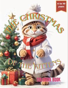 COLORING BOOK FOR CHILDREN WITH A CHRISTMAS THEME , KITTENS READY TO CELEBRATE CHRISTMAS WITH CUTE CLOTHES!!
SHINY AND RESISTANT COVER Kittens Coloring, The Christmas, Coloring Books, Kittens, Books, Christmas, Color