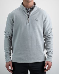 The Player Preferred™ Waffle Knit Pullover offers the ultimate in comfort with its soft, cotton/polly blend. Perfect for golfers, this pullover is lightweight and breathable, offering ease of movement without sacrificing style. Its waffle-knit texture gives it a contemporary look and feel for an unbeatable style on or off the course. Super lightweight and breathable Unique "waffle" pattern Easily packs into your golf bag 63% cotton, 32% polyester, 5% spandex Wrinkle resistant SIZING: Fits true t Beer Sleeve, Polo Hat, Golf Shop, Knit Texture, Golf Gloves, The Player, Golf Bag, Golfers, Knit Pullover