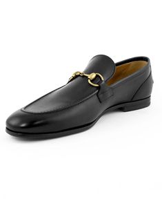 100% Leather Leather Business Shoes With Horsebit Detail, Business Leather Shoes With Horsebit Detail, Leather Horsebit Business Shoes, Leather Horsebit Shoes For Business, Gucci Slip-on Formal Leather Shoes, Gucci Formal Slip-on Leather Shoes, Gucci Leather Shoes With Calf Leather Sole, Gucci Calf Leather Shoes With Leather Sole, Gucci Luxury Loafers With Leather Lining