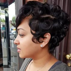 Short Hair Styles African American, Stylish Short Haircuts, Makeup Tip, American Hairstyles, Pelo Afro, Short Black Hairstyles, Cute Hairstyles For Short Hair, Short Hairstyle