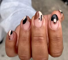 Apres Gel X Nails Short, Simple November Nails, Nail Pops, Dope Nail Designs, Gel Nail Designs, Nail Art Inspiration, Square Nails, Dope Nails