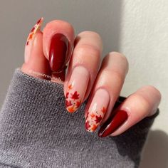 Kutek Disney, Thanksgiving Nail Designs, November Nails, Cute Nails For Fall, Nagel Tips, Christmas Gel Nails, Makijaż Smokey Eye