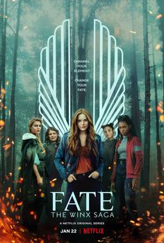 the movie poster for fate, which features an image of a woman surrounded by other people