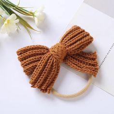 These thick chunky knit sweater bows are the perfect accessory for your little one. Lovely neutrals and fall colors that will complement every outfit. *Bows come with a nylon headband or alligator clip. *ONE SIZE FITS ALL *More colors coming soon. Bow Hairband, Magnetic Toys, Image Svg, Bow Design, Nylon Headbands, Bath Toys, Holiday Activities, Girls Headbands