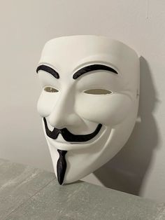 V for Vendetta Mask. Average Adult size.  Unless otherwise stated the kit includes the 3D Printed parts only. This is a 3D printed physical DIY kit. Since this is a Do it Yourself kit it will require cleanup, assembly, filling, sanding, and paint. License: Our items are for personal use only! Our physical items may not be cast, molded, 3D scanned, nor copied in any manner. Our digital items, such as 3D models, images, videos, textual content may not be copied, shared, nor transferred in any manner. You may not sell prints, casts, nor profit from our work in any way. You may resell physical 3D printed items purchased from us, and finished products made from physical kits purchased from us. Contact us if you are interested in purchasing a commercial license.   This is fan art! This item is n V For Vendetta Costume, V For Vendetta Mask, Vendetta Mask, V For Vendetta, Diy Kit, Adult Costumes, Diy Kits, 3d Printed, Selling On Etsy