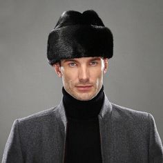 Winter Men 100% Real Genuine Mink fur hat Cap Winter Warm Gift Fur Material: The Danish mink, 100% real mink fur, NOT Faux Fur Packing list: one hat          The quality guarantee. If you don't pleased with it.  You can return it to us. And you will receive a full refund. Track Page Views With Auctiva's Counter Winter Fur Felt Hats For Cold Weather, Luxury Winter Hats With Faux Fur Lining, Luxury Winter Hat With Faux Fur Lining, Luxury Winter Hats With Short Brim, Fur Hat Men, Hat French, Winter Fashion Trends, Kangol Hats, Faux Fur Bucket Hat