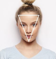 Face Shape Guide: Pick The Right Glasses For Your Face | Framesbuy Triangle Face Shape Glasses, Glasses For Triangle Face Shape, Face Shape Glasses, Triangle Face Shape, Dark Foundation, Triangle Face, Glasses Inspo