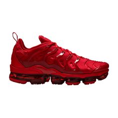 Find NIKE Air Vapormax Plus 'triple on Editorialist. Air VaporMax Plus 'Triple Red' Easter Outdoor, Tn Plus, Foams Shoes, Women Running Shoes, Air Vapormax Plus, Nike Air Vapormax Plus, Women Running, Air Vapormax, Red Nike