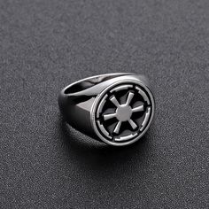 Hot Sale Movie Wars Empire Imperial Ring Enamel Ring For Men Collections Engagement Ring Gift Trendy Imperial Symbol, Star Wars Imperial, Star Wars Accessories, Perfume Making, Masks Masquerade, Symbol Design, New Star Wars, Ring For Men, Enamel Ring