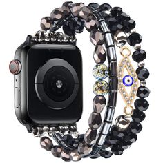 PRICES MAY VARY. 【Compatibility】The evil eyes bracelet is compatible with Apple Watch Series 8/7/6/5/4/3/2/1/SE/SE (2022 2nd Generation) in 42mm, 44mm, and 45mm sizes. Please choose the right iWatch size you need. 【Apple Watch Band Bracelet】The Evil Eye is a symbol of luck, fortune, protection, and prosperity. Wearing this Apple Watch beaded band can bring good luck to you. Great gifts for Thanksgiving Day, Christmas, Mother's Day, and birthdays. 【Apple Watch Bands for Women】Super elastic iWatch Watch Bands Women, Apple Watch Bracelet Band, Dressy Jewelry, Iphone Watch Bands, Apple Watch Bracelets, Watch Band Bracelet, Iphone Watch, Apple Watch 38mm, 38mm Apple Watch Band