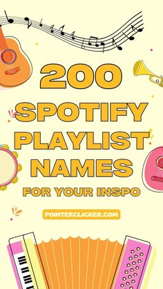 Discover the perfect Spotify playlist names for every mood and occasion! From aesthetic and funny to love and rap, we've got 200+ playlist name ideas to inspire your music collection. Whether it's for your boyfriend, crush, or best friend, find the ideal playlist name here. Rap Beats, Spotify Playlists