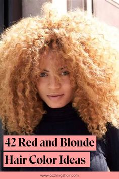 Red and blonde hues are especially popular for spring. Find more inspo about these hair colors, right here! Hair Ideas For Spring, Red And Blonde Hair Color, Red And Blonde Hair, Red And Blonde, Hair Salon Marketing, Hollywood Curls, Honey Pink, Red Blonde Hair