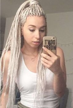 Blond Black Hair, Hair Braids With Curls, Black And Brown Braids, Gray Braids, Silver Hair Braids, Grey Braids, Grey Box Braids, Grey Hair Braids, Brown Braids