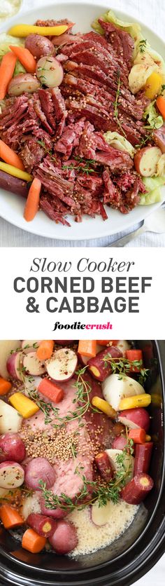 slow cooker corned beef and cabbage recipe