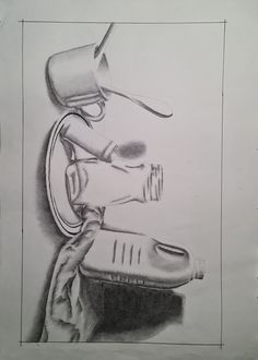 a drawing of a hand holding a hair dryer