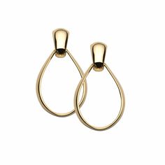 Jennifer Zeuner Jewelry Alicia Earrings 18k yellow gold plated silver Frame Earrings, Open Frame, Gold Plated Silver, Gold Plated Sterling Silver, Pure Silver, Happy Hour, Gold Vermeil, Sterling Silver Earrings, Solid Gold