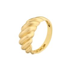 Birmingham Jewelry Item Number: BJ024206 Style: Ring Polished Twist Ribbed Ring Add intricacy to your ring stack. This Twisted Ribbed ring will elevate your look in 14K gold. Available in sizes 6, 7, and 8. 14K Yellow Gold *The possibilities are not limited to the options in the dropdown. For pricing on further customizations & special size options, please call: 1-586-939-5100 Ribbed Ring, Rib Ring, Womens Designer Watches, Yellow Ring, Crystal Guide, Yellow Rings, Ring Stack, Anklet Bracelet, Gold Polish