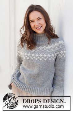 Atlanterhavsveien / DROPS 228-10 - Modelli di maglia gratuiti di DROPS Design Boys Knitting Patterns Free, Knit Dog Sweater, Fair Isle Knitting Patterns, Fair Isle Knitting, Crochet Diagram, Sweater Knitting Patterns, Free Knitting Pattern, Drops Design