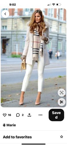 White Pants Outfit Spring, White Pants Outfit, Perfect Winter Outfit, Winter Outfits Warm, Street Style Fall Outfits, Street Style Trends, Trendy Fall Outfits, Trendy Fashion Outfits, Cozy Outfit