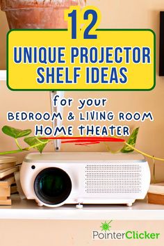 Discover 12 unique projector shelf ideas to transform your bedroom and living room into a home theater haven! Explore versatile setup options, from shelves above the bed to wall-mounted solutions. Our ideas range from cozy bedrooms to spacious living rooms, even fitting for an apartment - perfect for movie buffs and casual viewers alike. Dive into the realm of projector setups for different rooms - be it a basement, classroom, or your very own bedroom. Hidden Projector Ideas, Projector In Basement Ideas, Projector On Shelf, Apartment Projector Setup, Shelf For Projector, Projector Shelf Above Bed