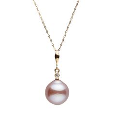 From our Vault Collection, this necklace was designed in-house using one-of-a-kind pearls. A limited quantity is available, once they're gone, they're gone! Product Details:- 13.0-14.0 mm AAA Lavender Freshwater Edison Pearl- VS1-G, 0.03 cttw- 14K Yellow Gold- 16-18 inch adjustable shimmer chain included No two pearls are exactly alike, so the pearls you receive may look slightly different in color from the pearls photographed here. Luxury Akoya Pearl Necklace For Formal Occasions, Luxury Akoya Pearl Necklace For Formal Events, Formal Akoya Pearl Drop Necklace, Yellow Gold Briolette Pearl Necklace For Formal, Luxury Pearl Drop Necklace, Briolette Yellow Gold Pearl Necklace For Formal Events, Luxury Briolette Pearl Necklace, Formal Briolette Pearl Chain Necklaces, Formal Pearl Charm Necklace