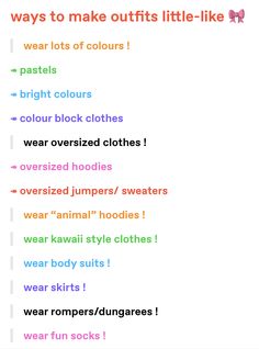 the words are in different colors and sizes, including pink, blue, green, yellow