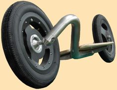 an image of a wheelbarrow attached to a cart