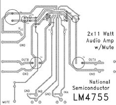 the circuit diagram for an electronic device with two different types of wires and connections to each other