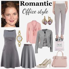 Relaxed Romantic Style, Kibbe Romantic Office Style, Romantic Office Style, Romantic Office, Kibbe Style, Style Essence