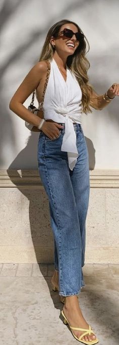 Chic European Style Outfit Summer, Europe Summer Fashion Street Styles, Zara 2023 Spring Summer, Zara Summer 2023, Zara Summer Outfits, Diner Outfits, City Ootd, European Style Outfits, Madrid Outfits