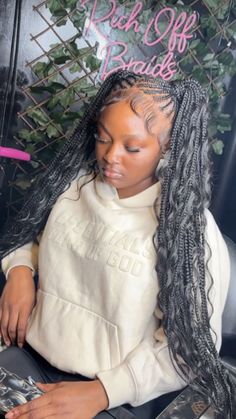 Parting Hair, Goddess Braids Hairstyles, Box Braids Hairstyles For Black Women, Braided Cornrow Hairstyles, Braided Hairstyles For Teens