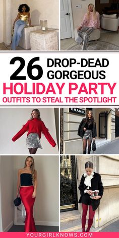 Oh, the holiday season! That magical time when the air smells like gingerbread, and you’re juggling gift lists longer than your arm. But let’s be honest—one of the best parts? Dressing up for those epic holiday parties! Try these holiday party outfits to have total blast!! Cute Work Christmas Party Outfits, Christmas Party Wear Women, Holiday Party Looks 2024, Office New Year Party Outfit, Daytime Holiday Party Outfit, Casual New Years Eve Outfits For Women, Dressy Christmas Party Outfit, Sparkly Holiday Outfit, Holiday Casual Outfits Party